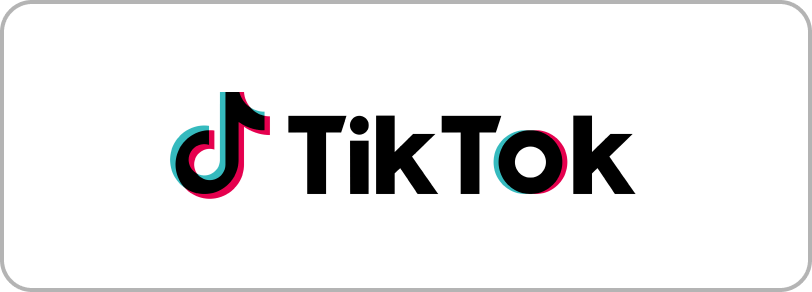 Symbol und Schriftzug TikTok